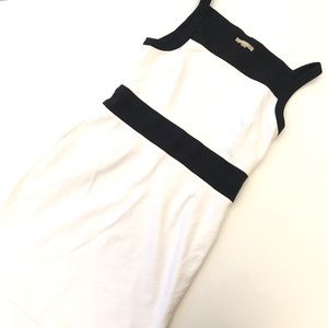 Banana Republic White Color Block Sheath Dress 14